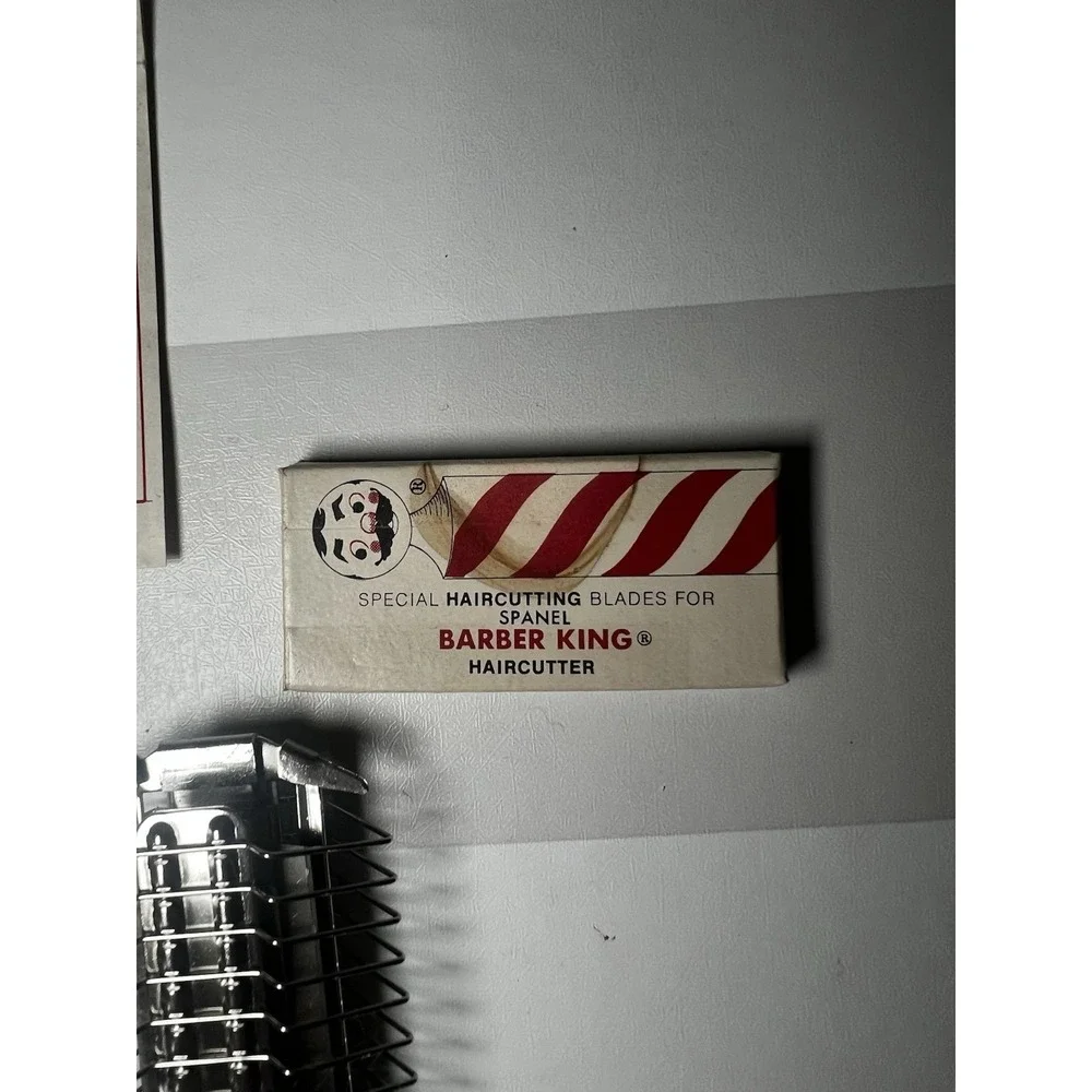 Spanel Barber King Vintage Personal Home Comb Hair Cutter with blades